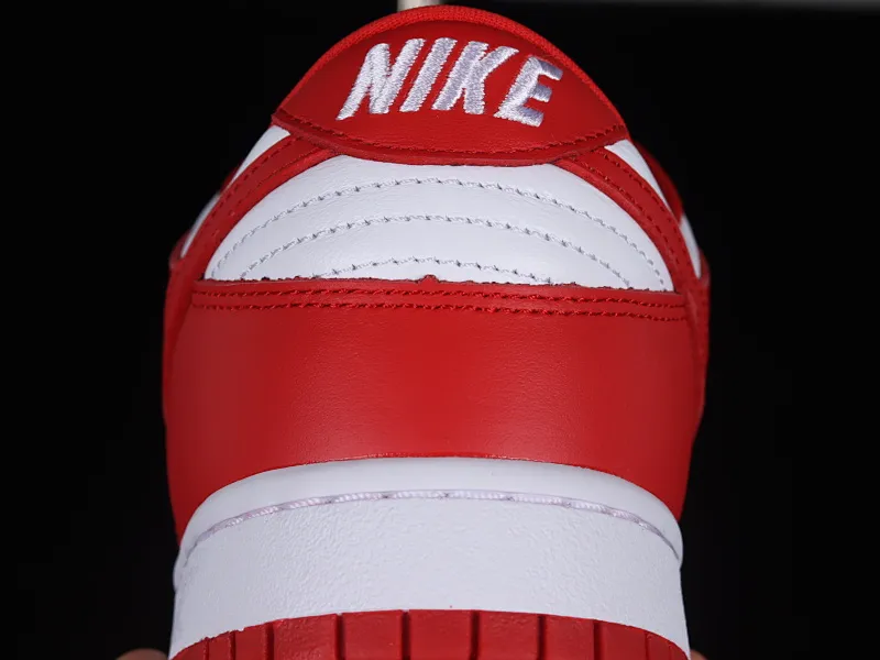 All categories Nk SB Dunk series Nk SB Dunk Low low-top sneakers M version pure original Nk Dunk Low SB "University Red" White and red Dunk series top layer low-top casual sports skateboard shoes CU1727-100